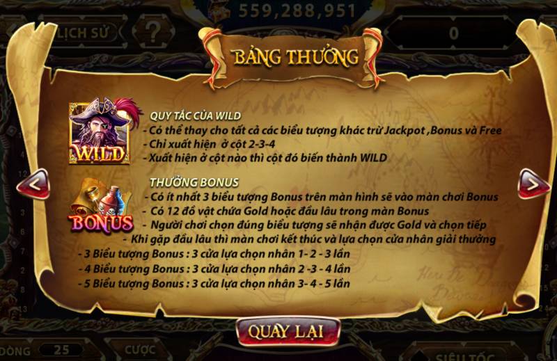 Quy Tắc Chơi Pirate King