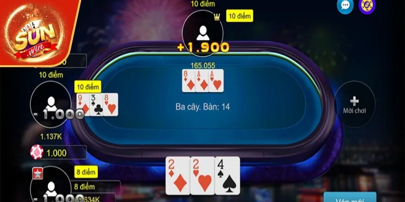 Chơi Bài 3 Cây Online – Quy Luật Tính Điểm Và So Sánh Chất 3 Quy tắc khi so sánh chất bài trong game